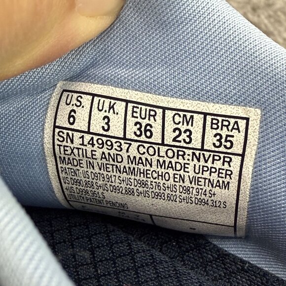 ✅ Womens 6 Skechers Slip-Ins Memory Foam Athletic Sneakers Blue Casual Comfort - Picture 2 of 13